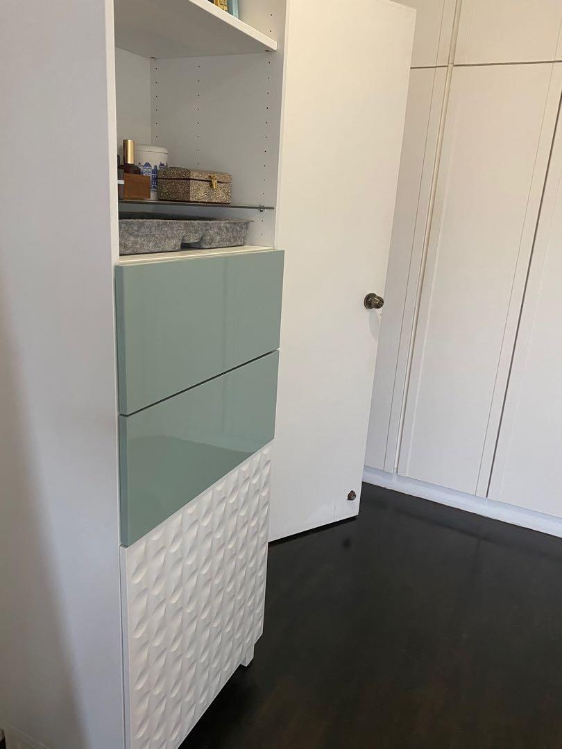 IKEA shelving unit with drawers, Furniture & Home Living, Furniture