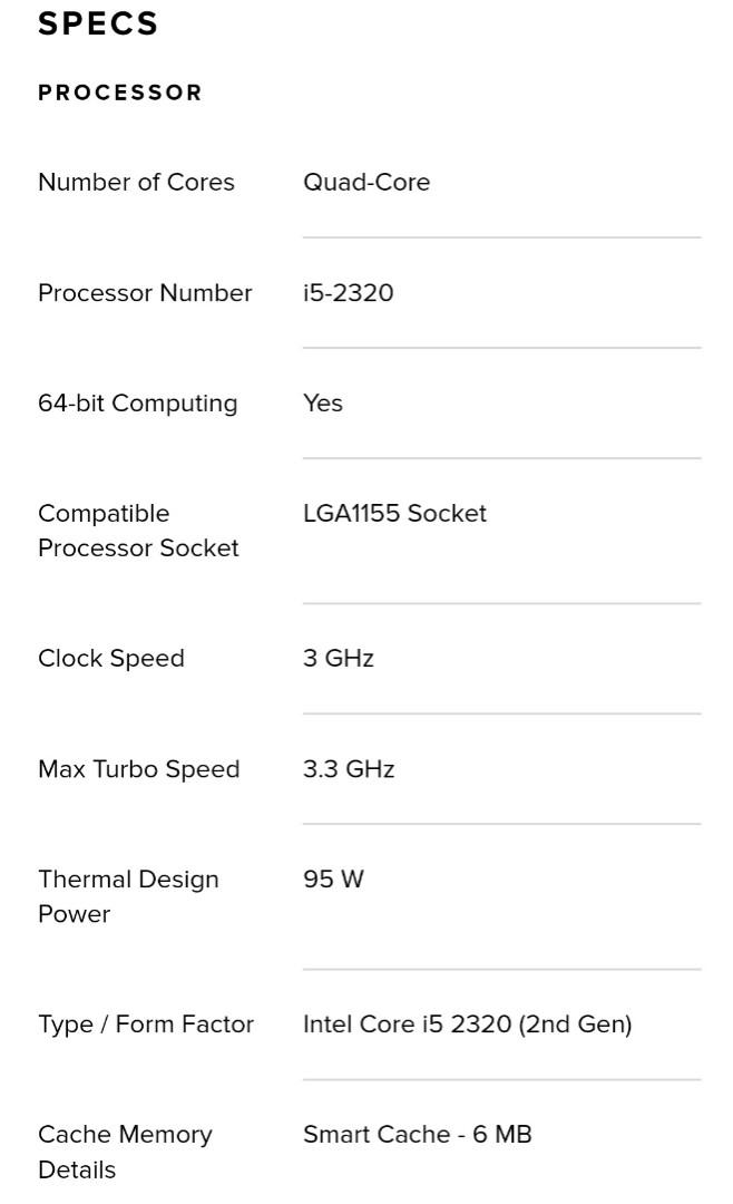 Intel Core I5 23 Computers Tech Desktops On Carousell