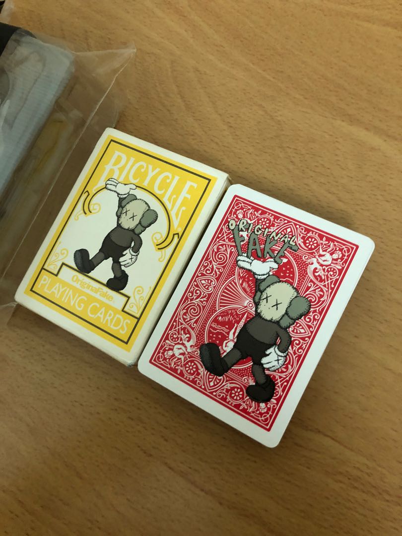 KAWS x Bicycle poker cards Hobbies Toys Toys Games on Carousell