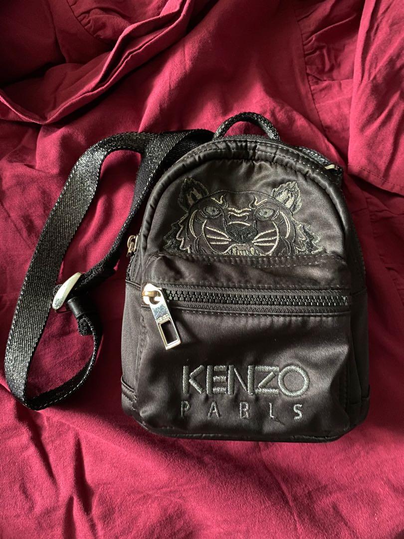 Kenzo black sale mini tiger backpack