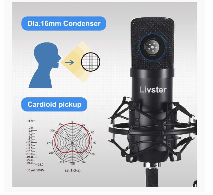 Livster. Condenser microphone set403188735332198403