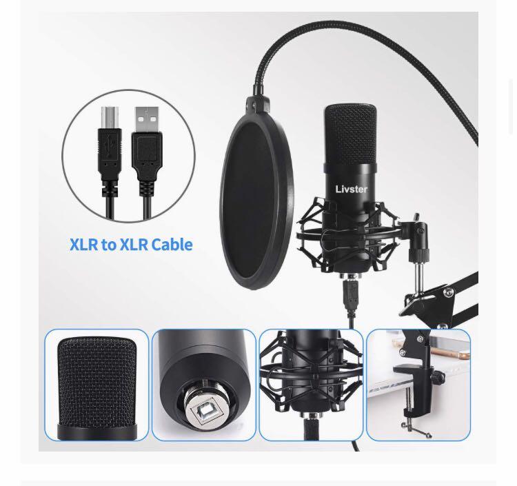 Livster. Condenser microphone set403188735332198402