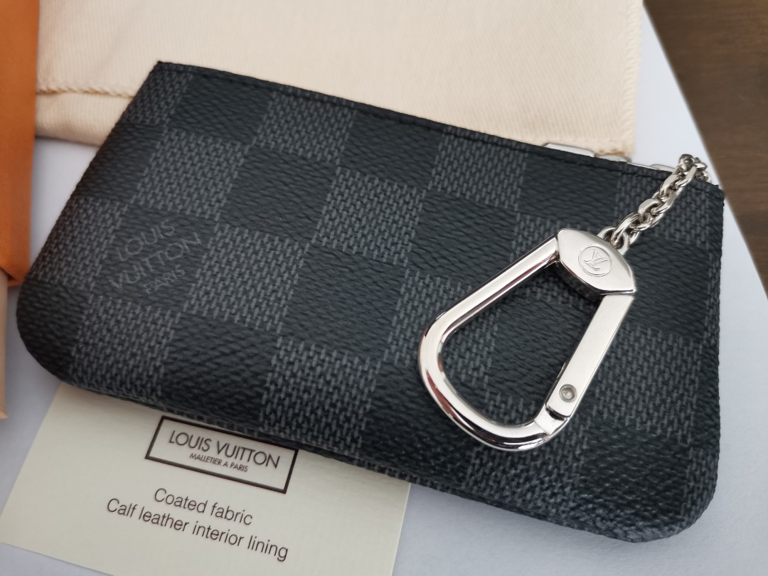 Louis Vuitton Pochette Cle Key Pouch Damier Graphite Review! 