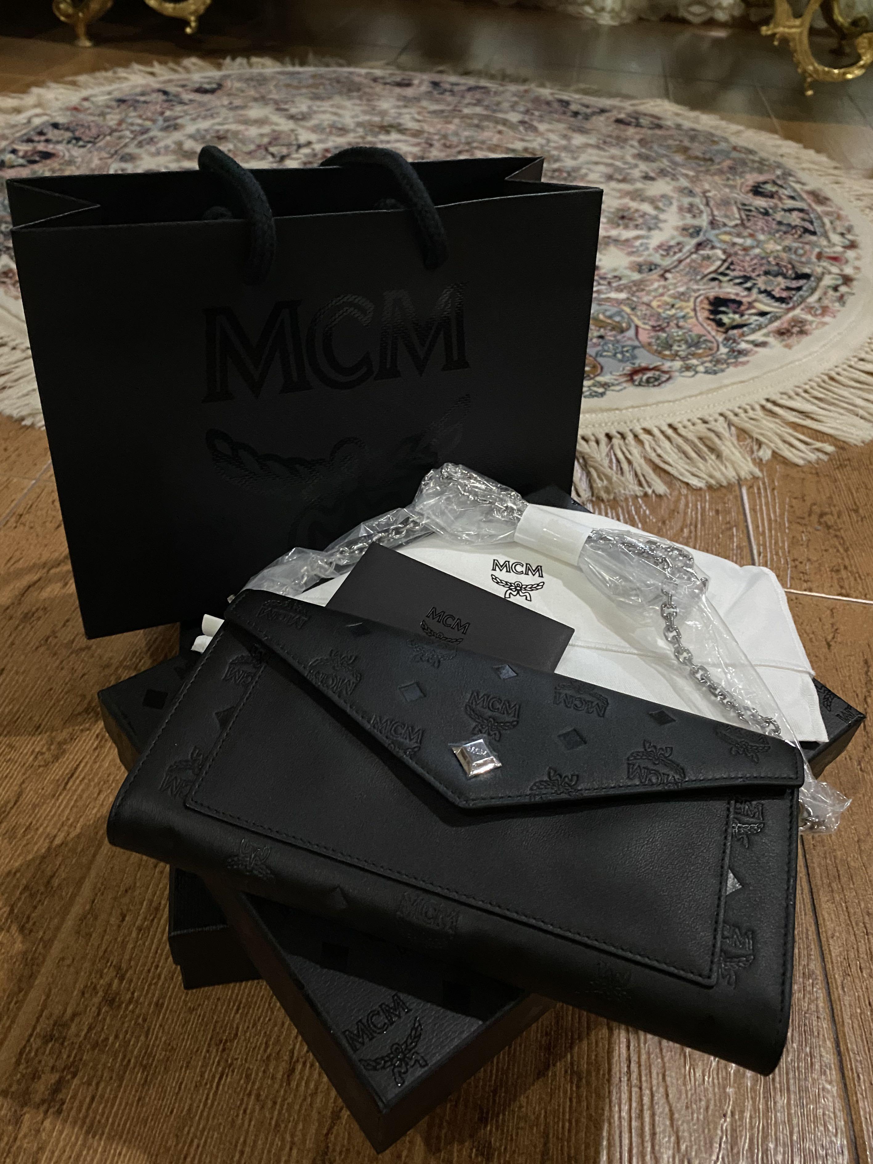 mcm love letter crossbody