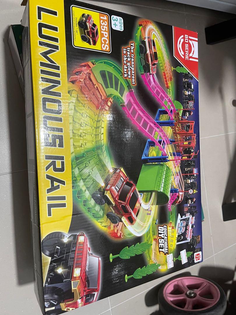 Luminous Rail Car Building Block Hobbies Toys Toys Games On Carousell