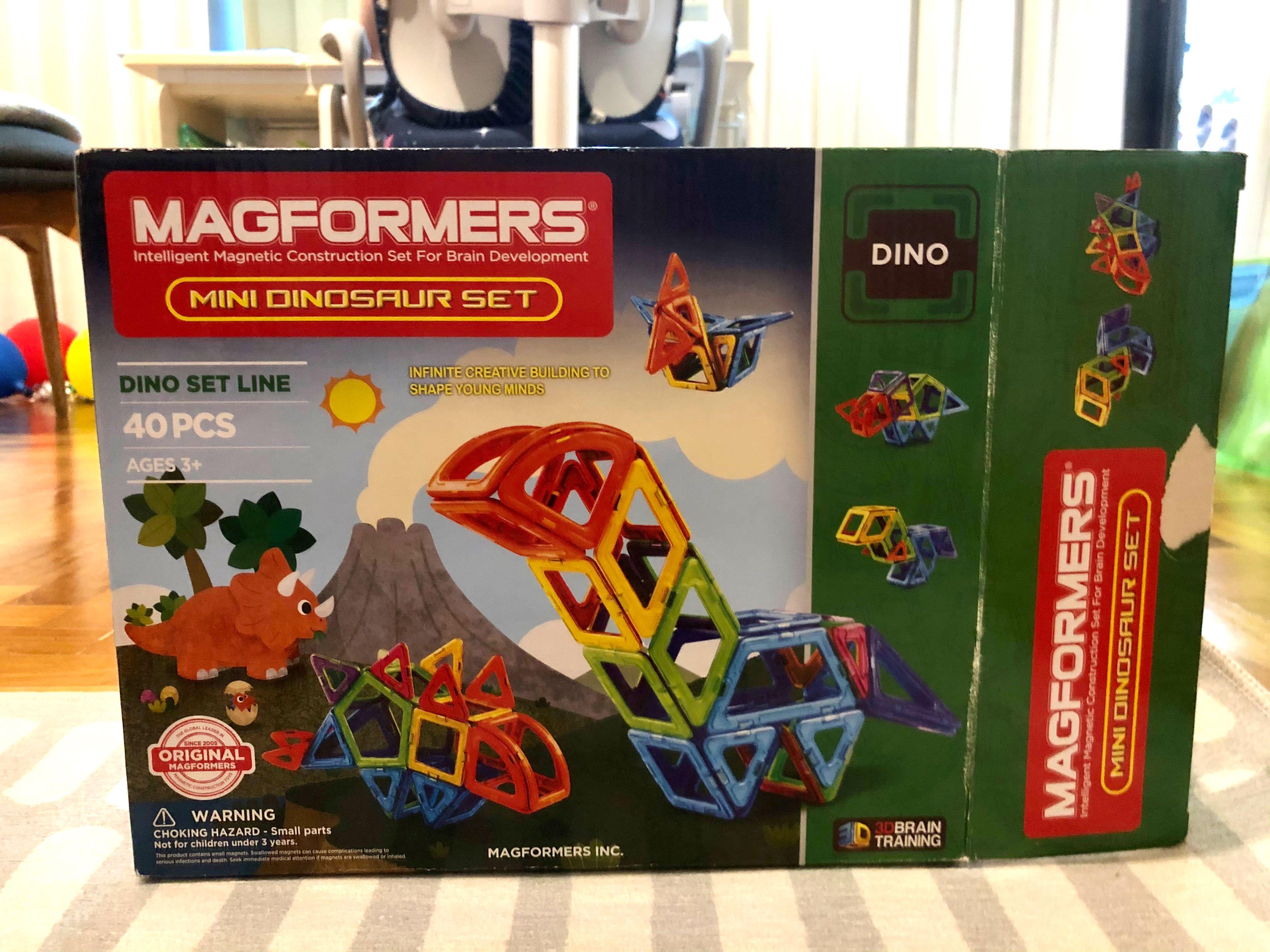 Magformers mini dinosaur set 2025
