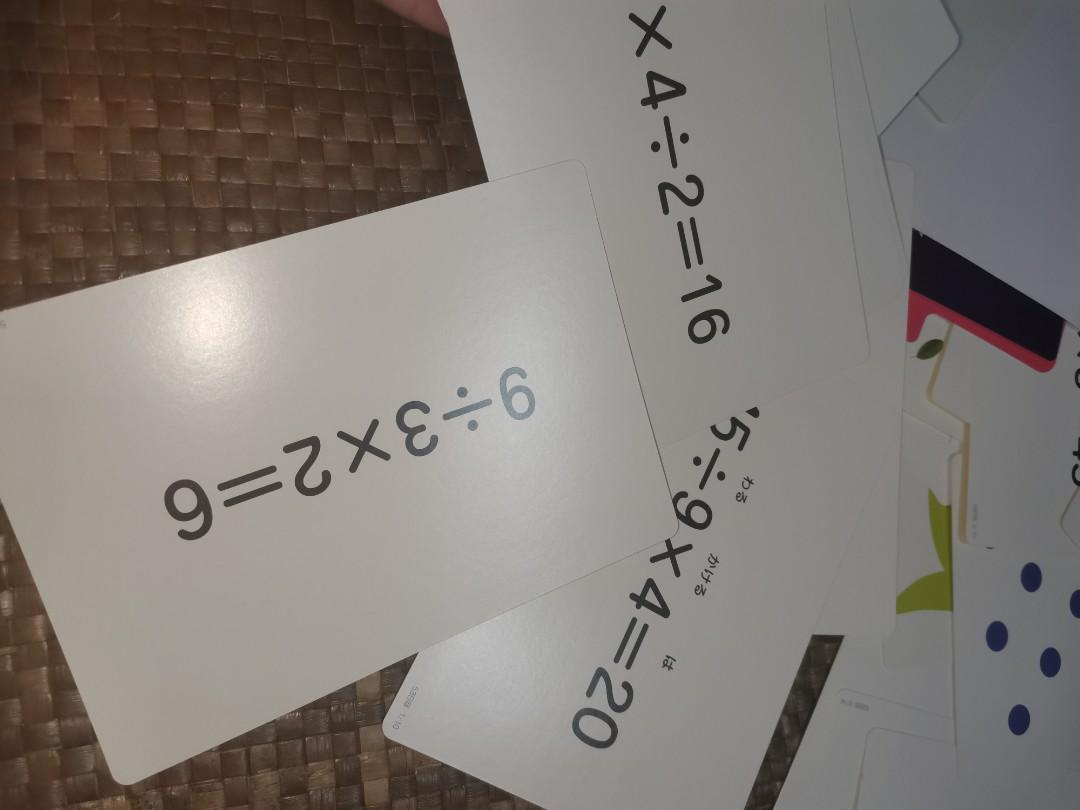 Math Flash Cards For Kids Babies Kids Infant Playtime On Carousell Math Flash Cards For Kids Babies Kids Infant Playtime On Carousell