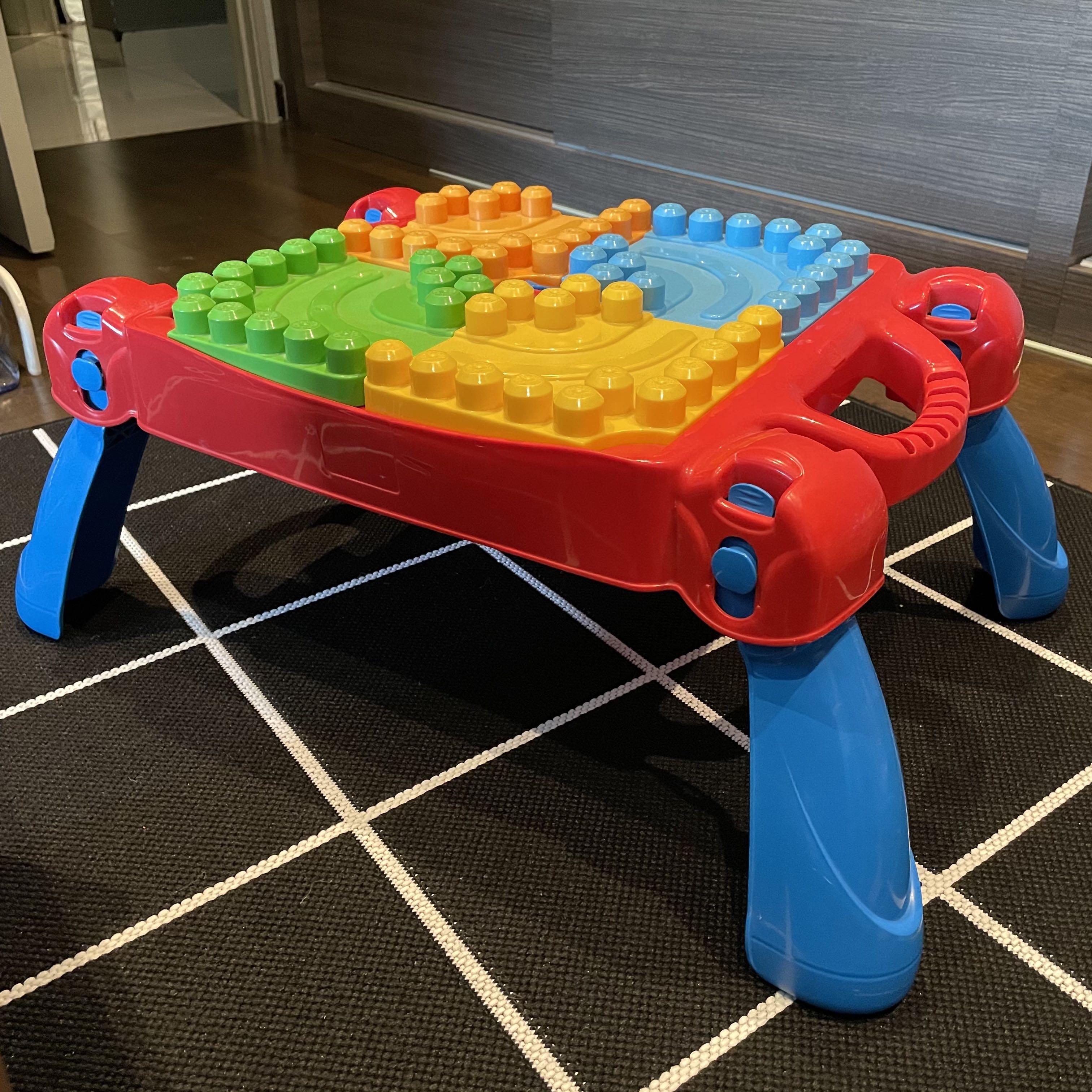Mega bloks build outlet and learn table