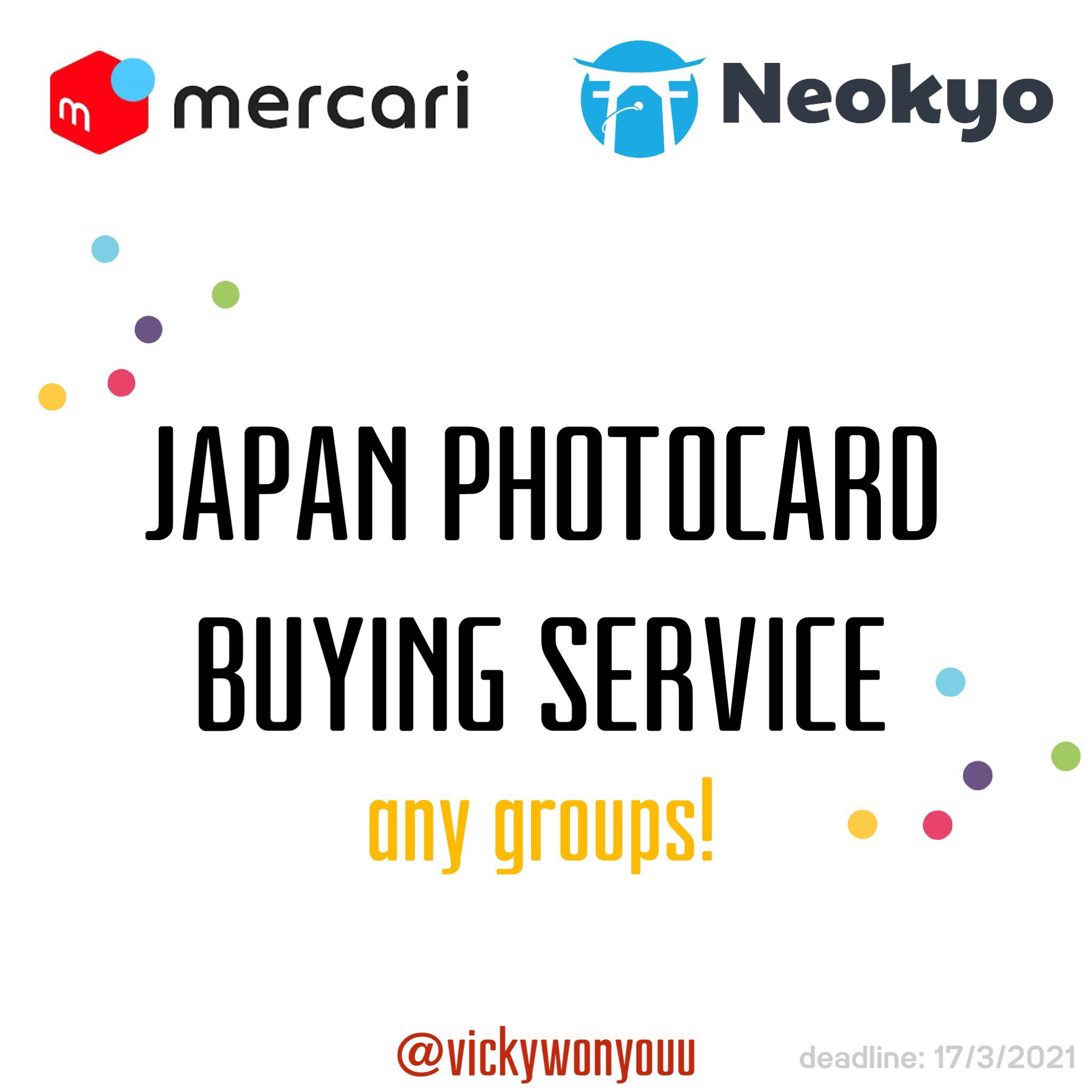 MERCARI GO] Neokyo Japan Photocard Buying Service nct enhypen ...