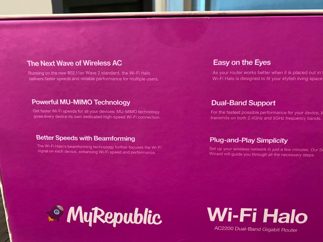Myrepublic Halo Dual Band Support Wifi Router Computers Tech Parts Accessories Networking On Carousell