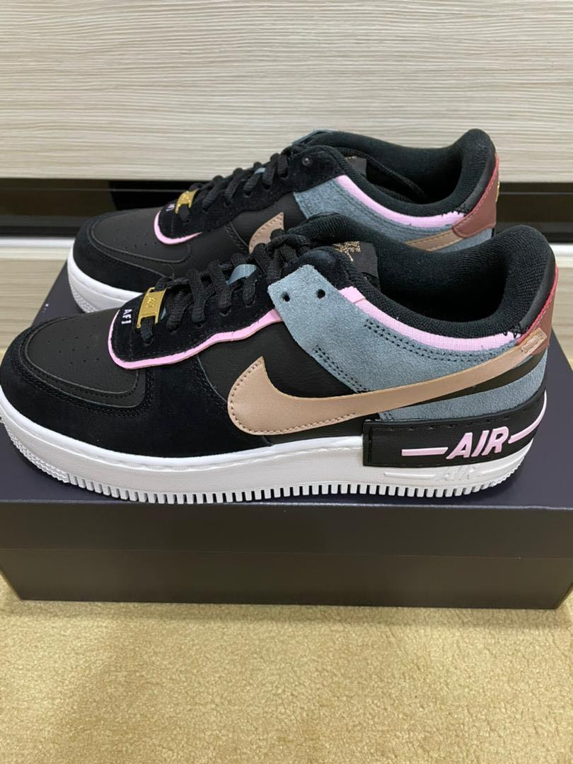 nike air force 1 shadow black womens