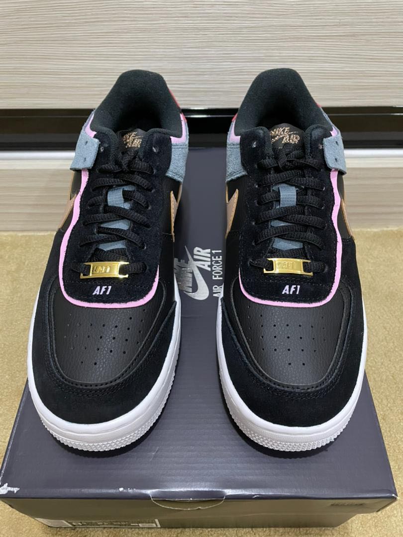 nike air force 1 shadow black womens