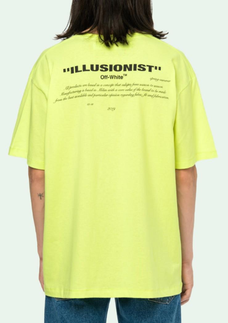 OFF WHITE 19SS Michael Jackson Illusionist T Shirt Men s Fashion