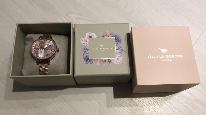Olivia Burton Watch Best In Show Pale Rose Gold Women s Watch Ob16Eg141 Mobile Phones Gadgets Wearables Smart Watches on Carousell