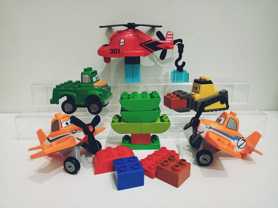 Original Duplo Planes Fire & Team, Hobbies & Toys, Toys & Games on Carousell