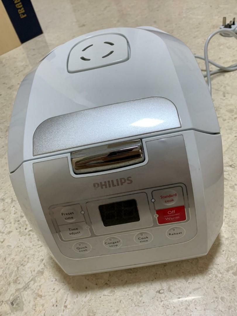 Philips Rice Cooker HD3030 Avance Collection Fuzzy Logic 1L Rice Cooker