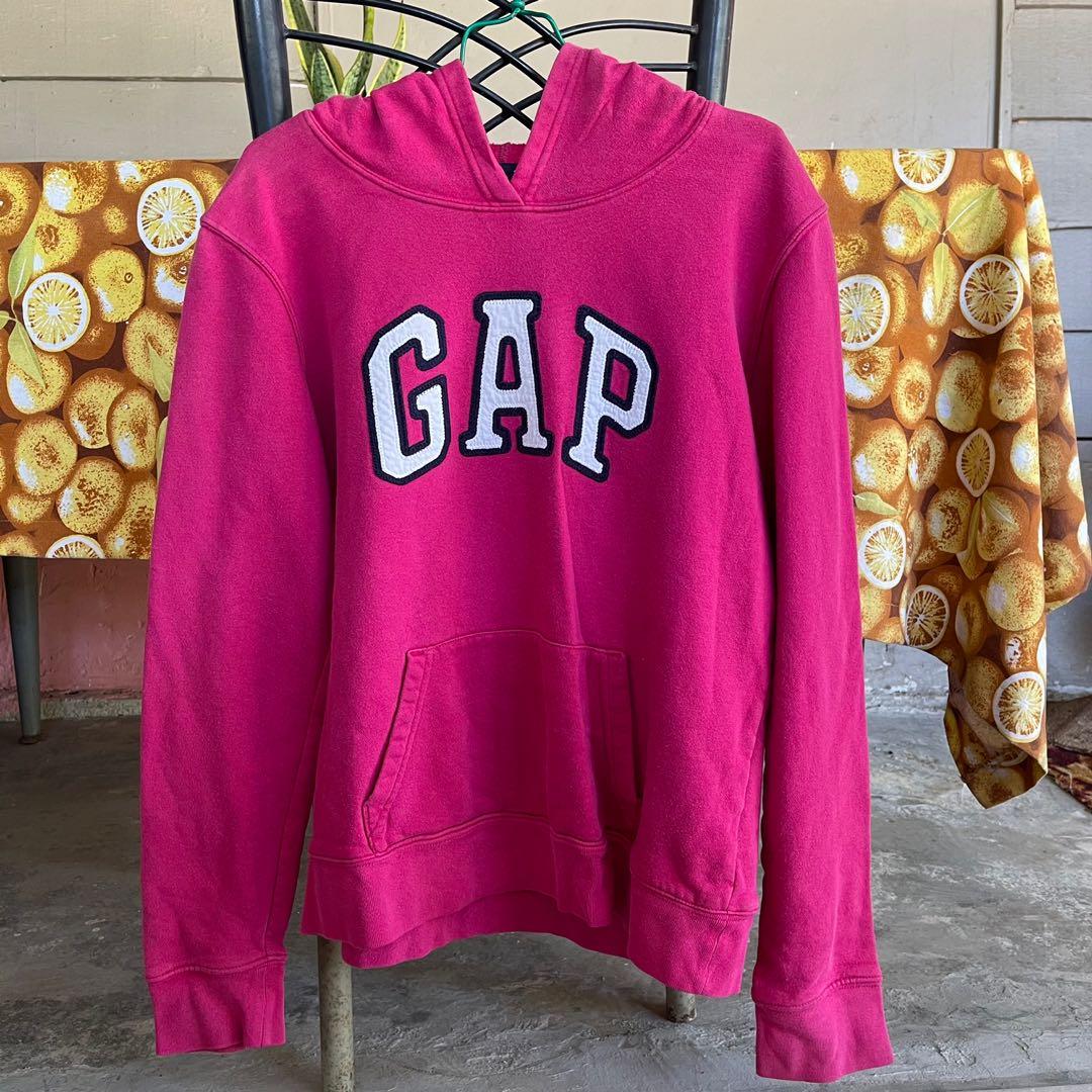 PINK GAP HOODIE Men s Fashion Tops Sets Hoodies on Carousell