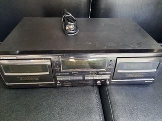 Pioneer double cassette deck
