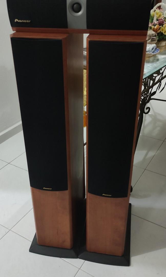 Pioneer Home Theatre Speakers + Subwoofer, Electronics, Audio on Carousell