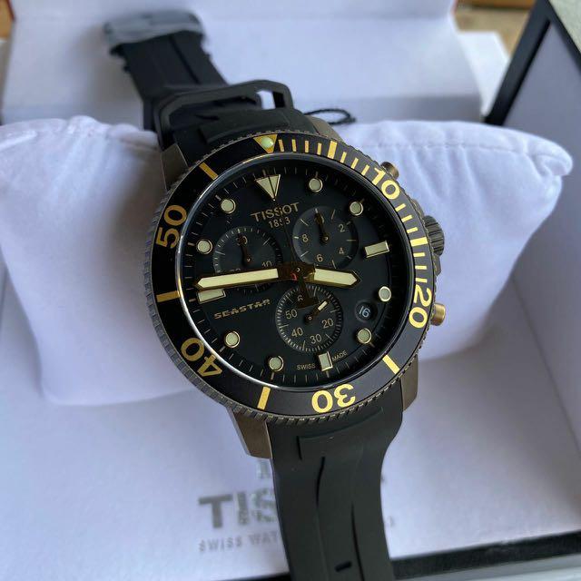 PRE ORDER ORIGINAL TISSOT SEASTAR 1000 CHRONOGRAPH BLACK