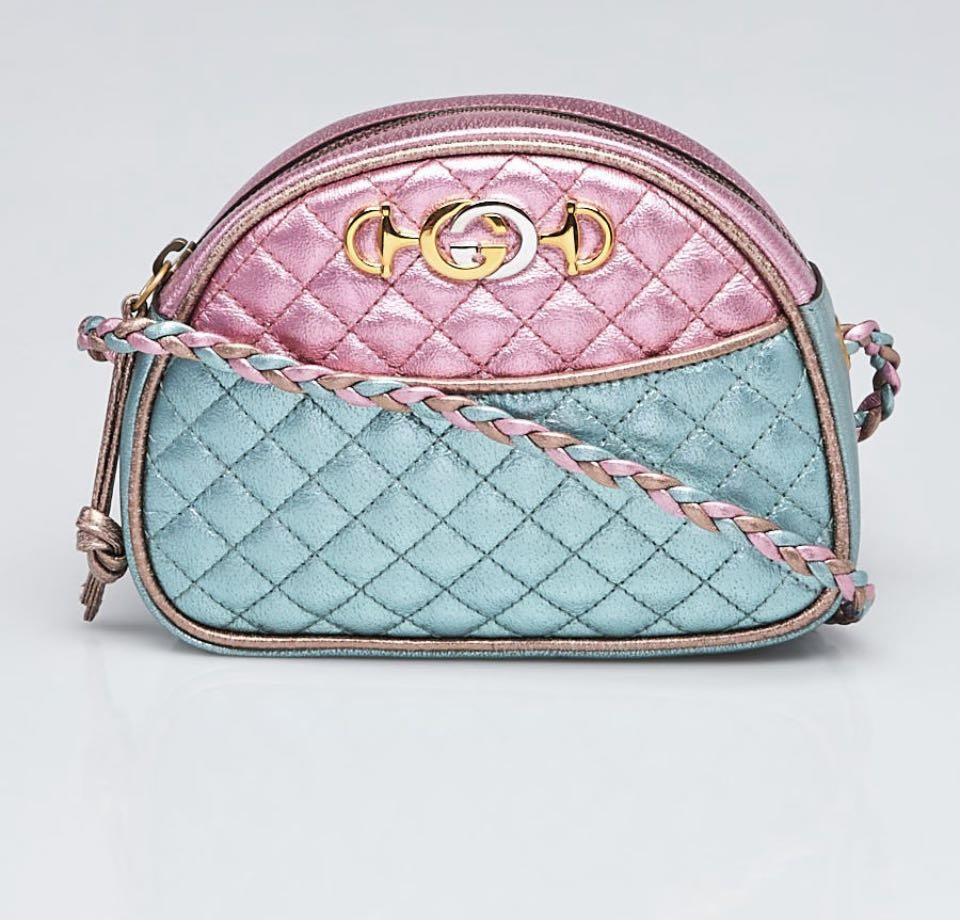 Gucci pink and blue bag online