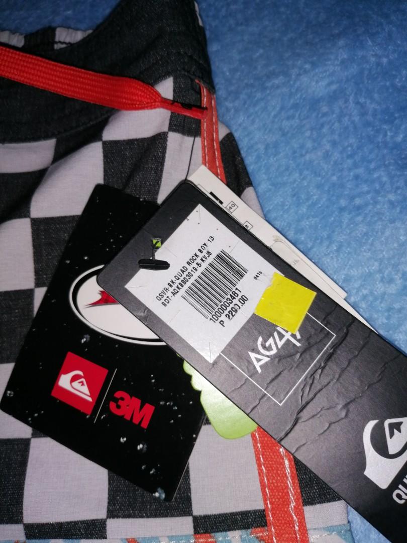 Quiksilver kids board shorts (Category: Babies & Kids Fashion) located in Quezon City. Submitted by high_d (Listing ID 1073573305, Image 2). Description: New with tag Size 5 on tag.