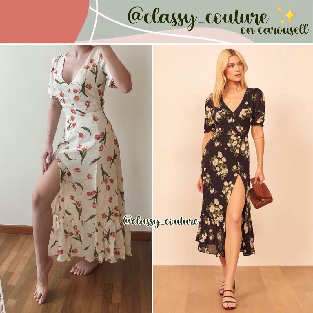 reformation pansy dress