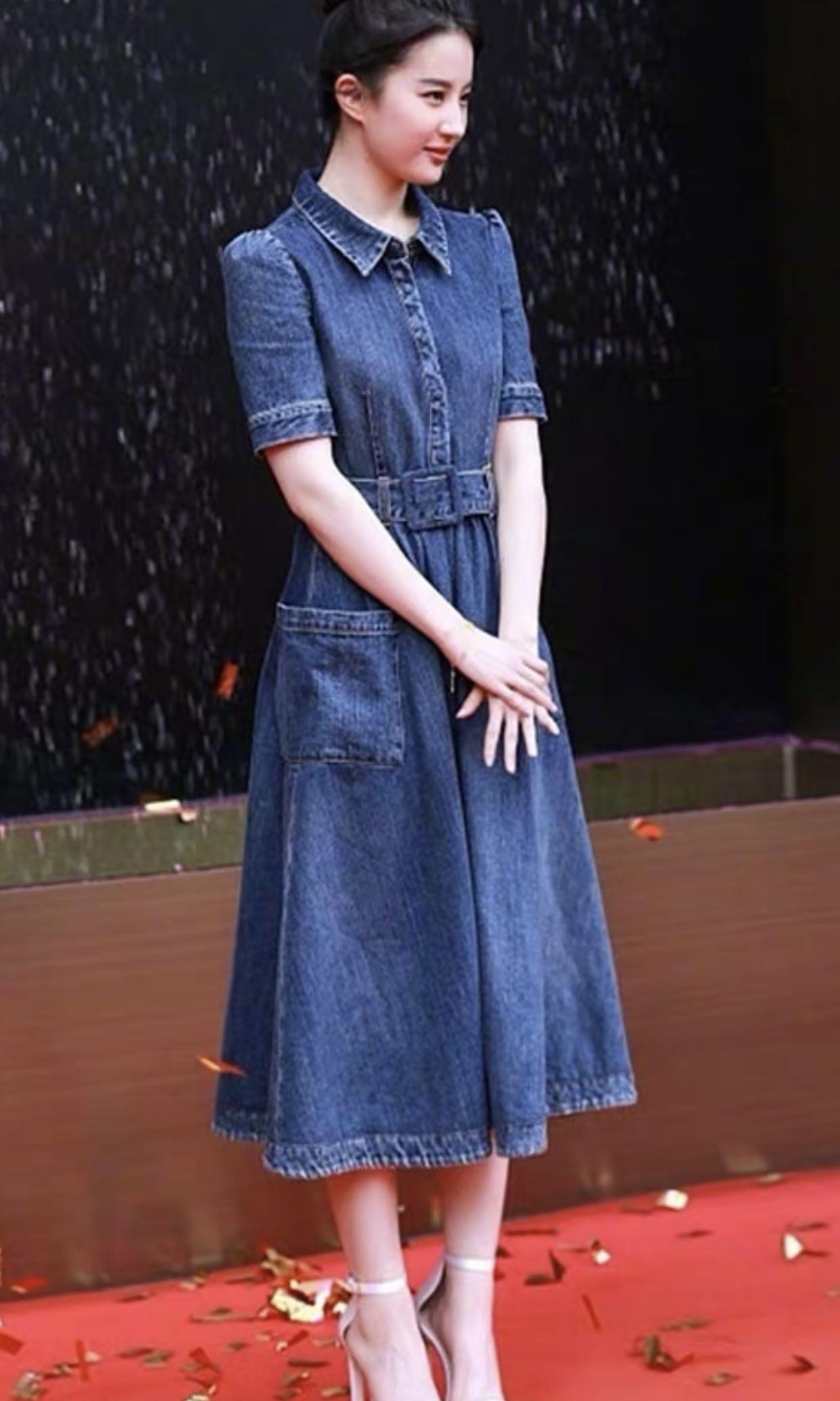 Rebecca taylor denim dress clearance