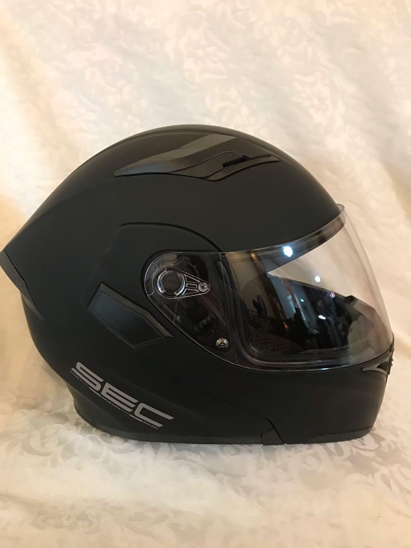 Sec matte black sales helmet