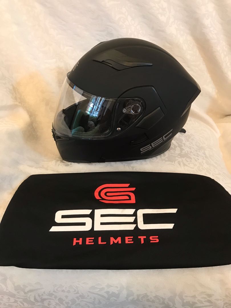 Sec matte black sales helmet