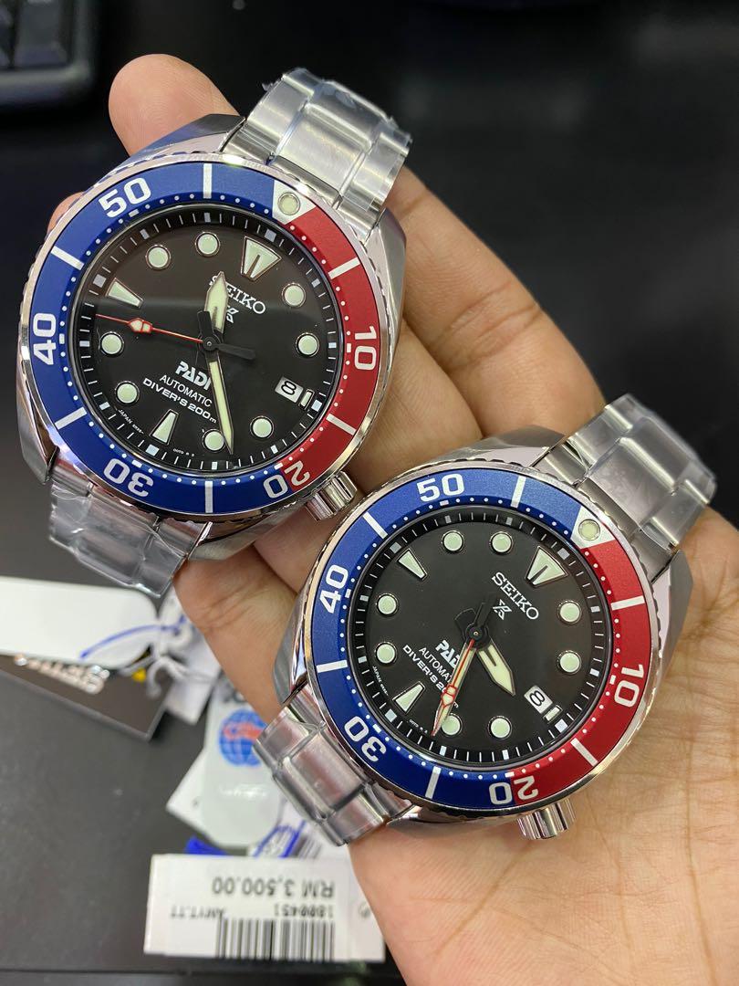 Seiko Prospex Special Edition SPB181J1 Sumo Pepsi Divers Watch, Men's  Fashion, Watches & Accessories, Watches on Carousell