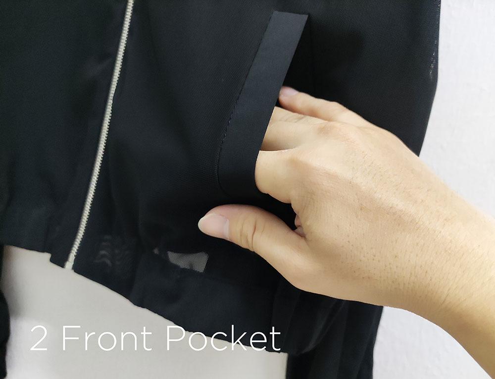 Semi Transparent Cropped Jacket Women s Fashion Coats Jackets and Outerwear on Carousell