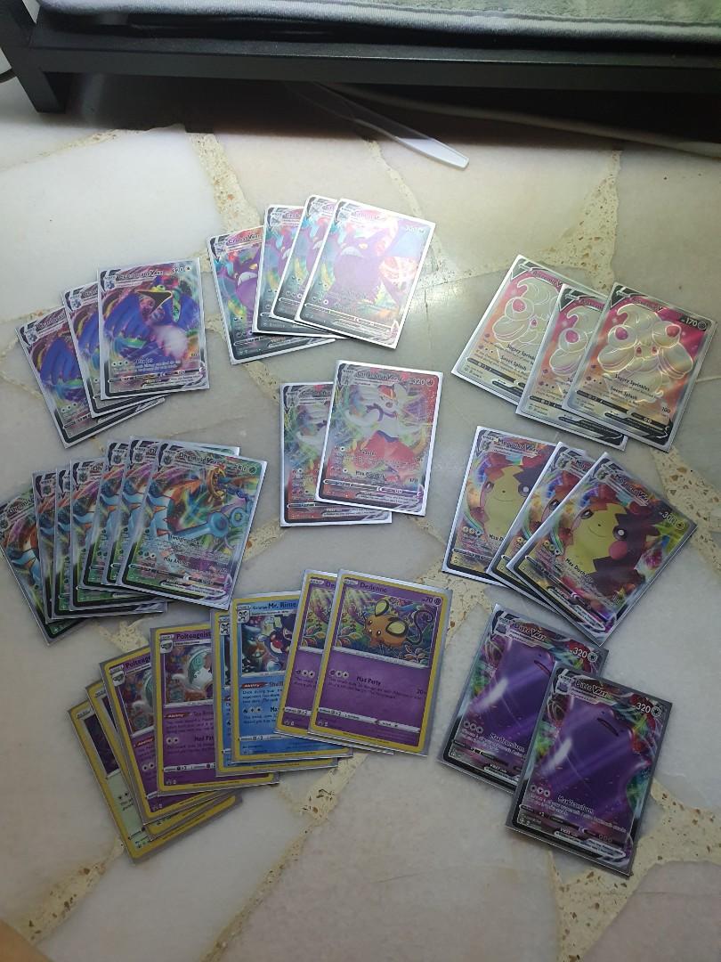 SHINING FATES POKEMON CARDS SINGLES CINDERACE VMAX DITTO VMAX MORPEKO VMAX  CROBAT VMAX PROMO CARDS, Hobbies & Toys, Toys & Games on Carousell