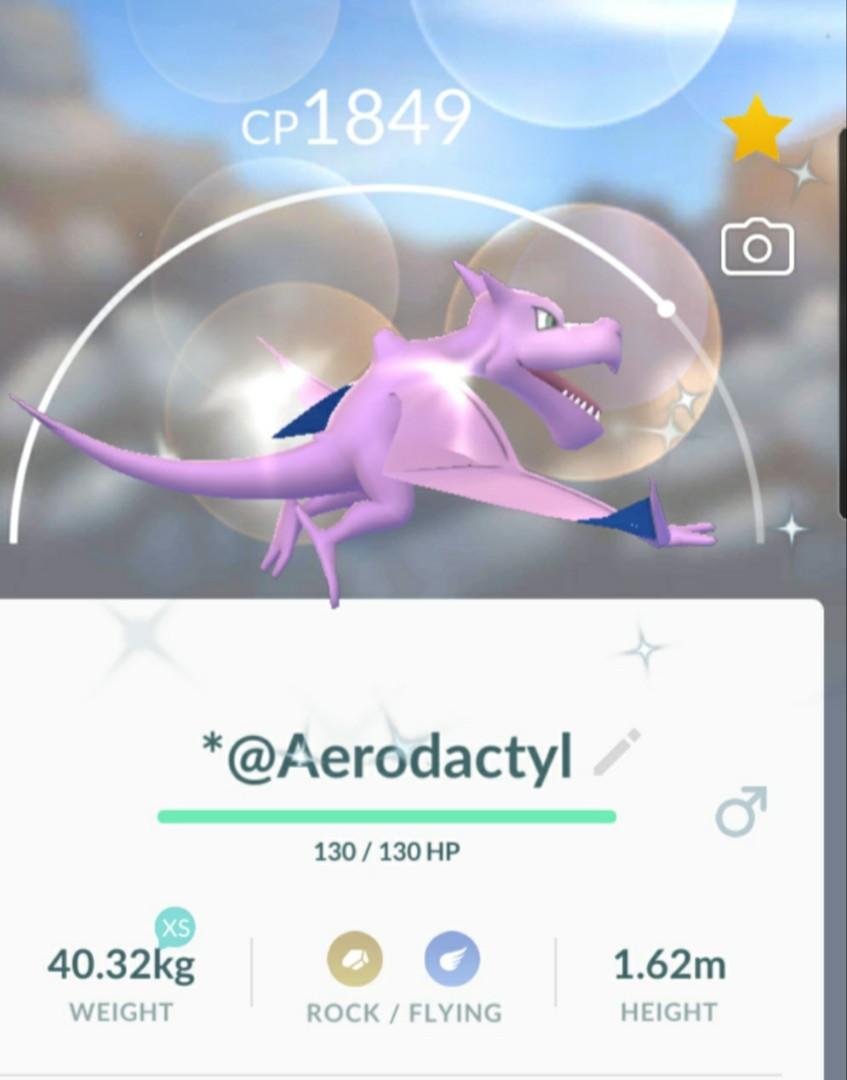 Aerodactyl shiny confirmado !! - Pokémon GO Ecuador
