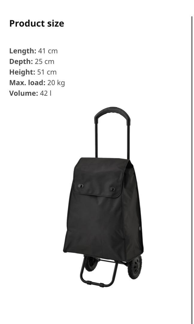 Ikea shopping on sale bag with wheels