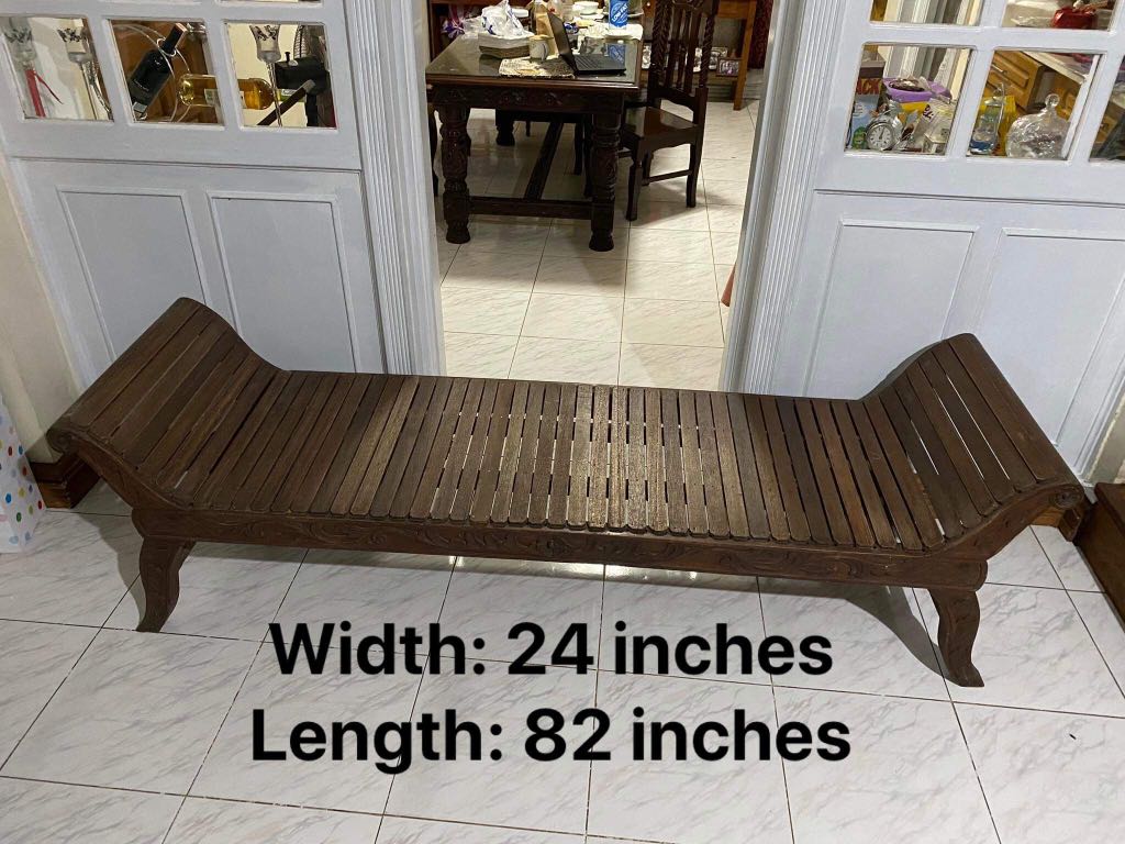 Solid Narra Bench Cleopatra Furniture Home Living Furniture