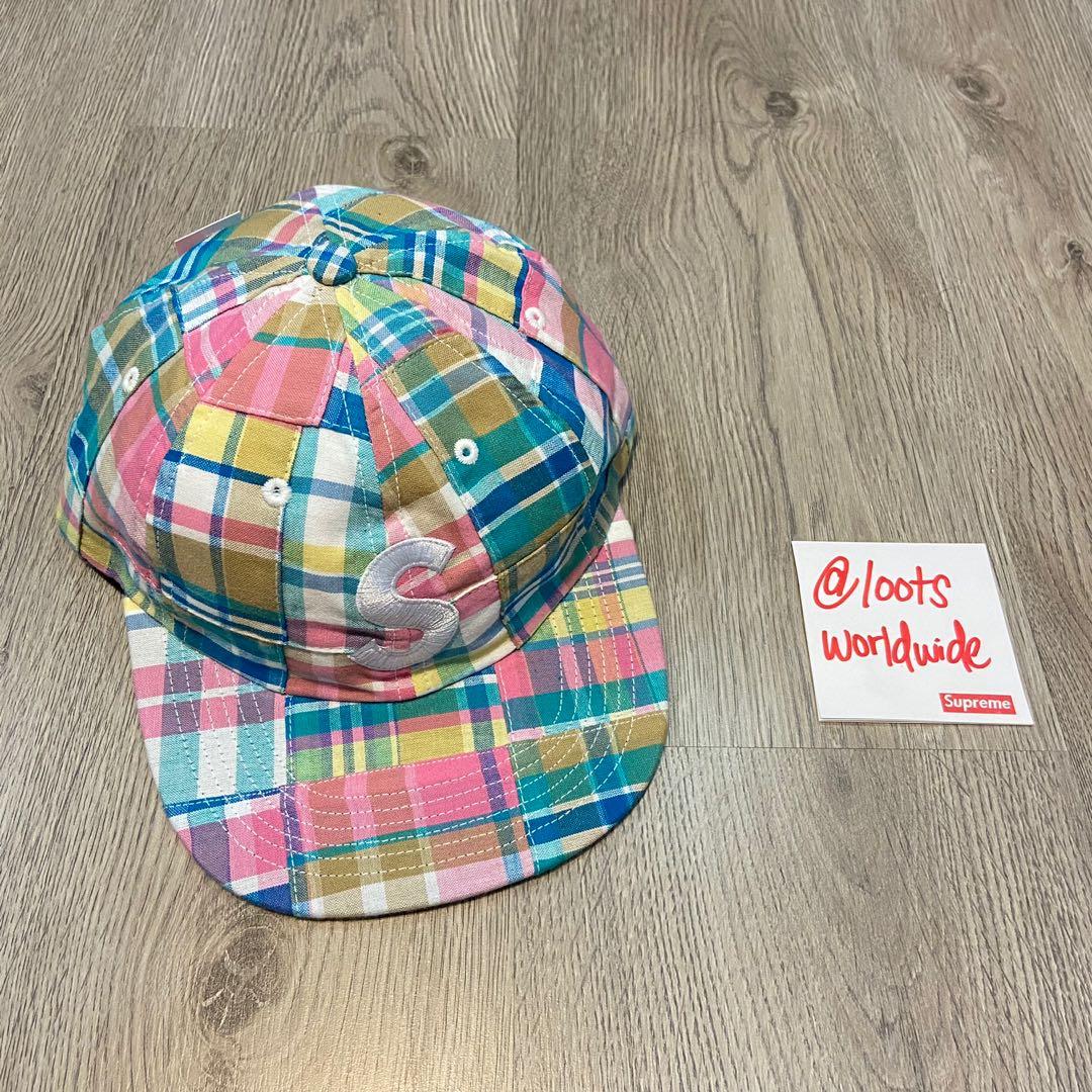 日本未発売 レアSupreme Patchwork Madras S Logo6-Panel kids-nurie.com