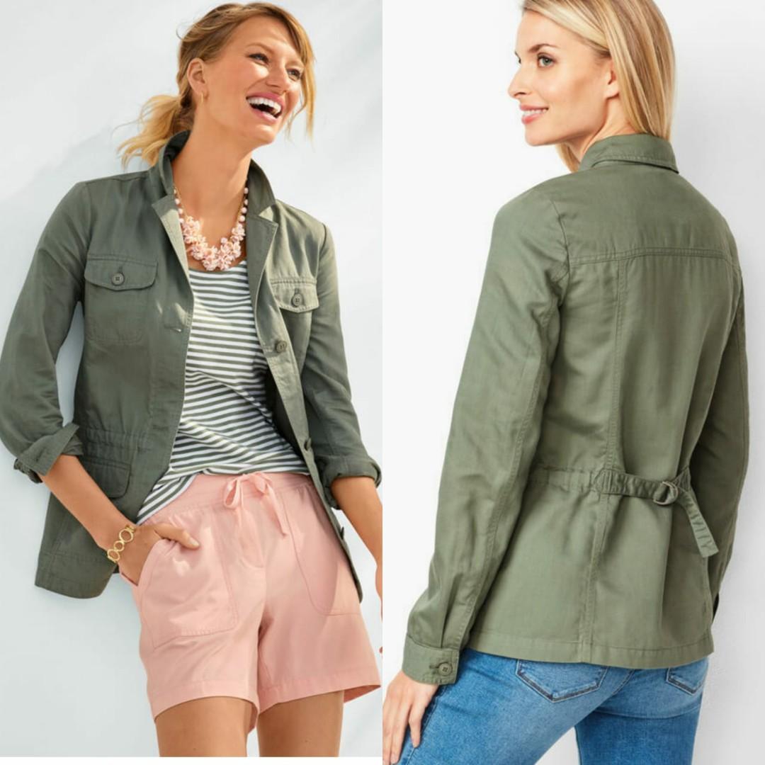 Talbots cotton shop casual jacket