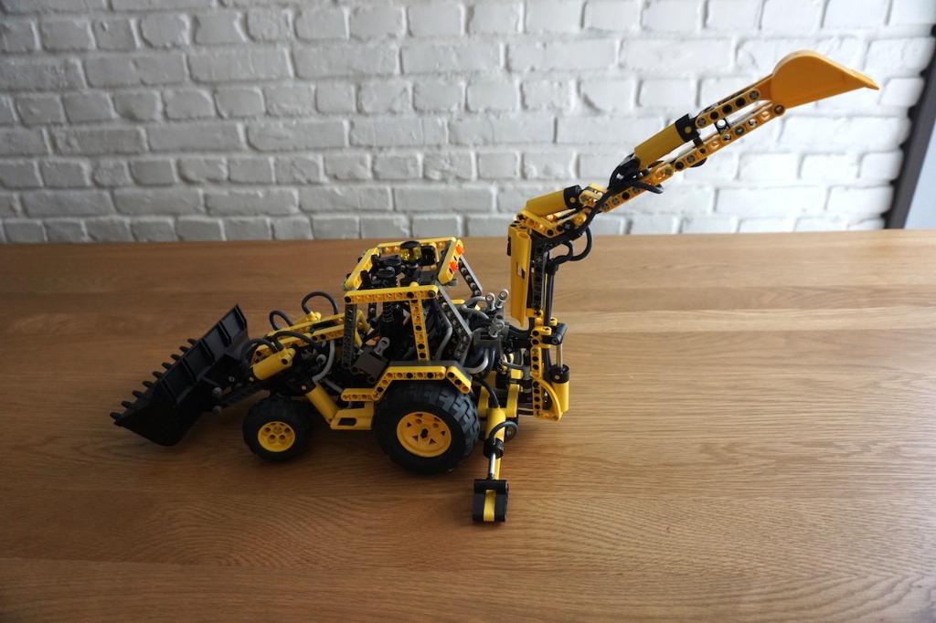 Technic Lego 8455 Back Hoe loader Hobbies Toys Toys Games