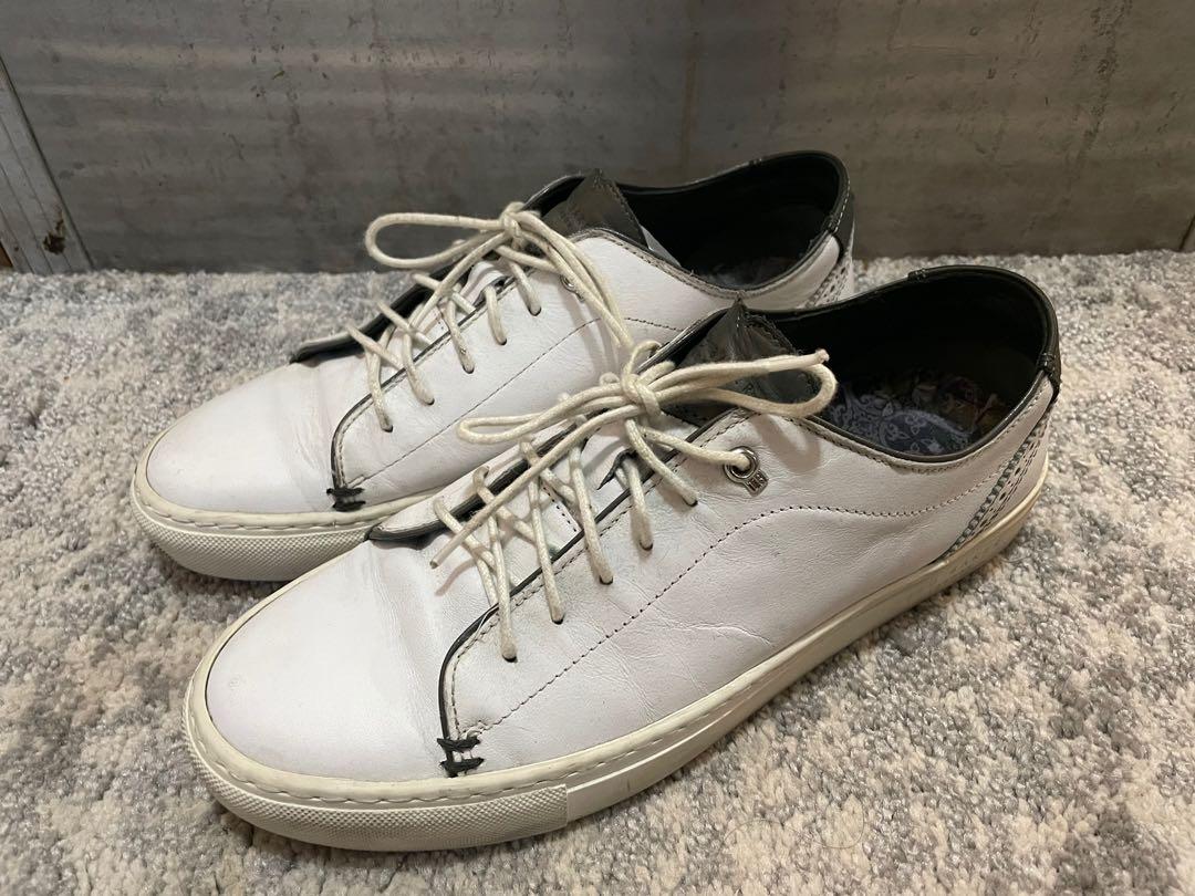 Ted Baker Kiing White Leather Sneakers Men s Fashion Footwear Sneakers on Carousell