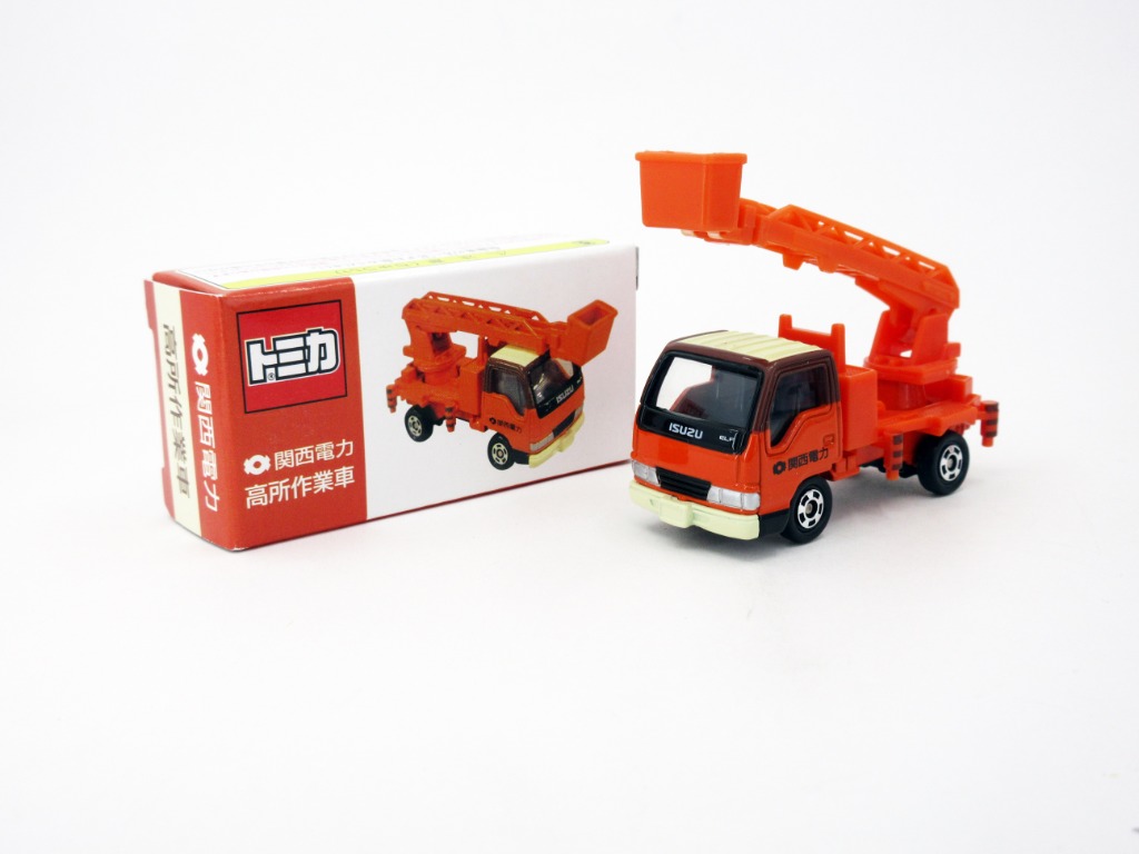 Tomica 關西電力特注isuzu Elf 高所作業車 玩具 遊戲類 玩具 Carousell