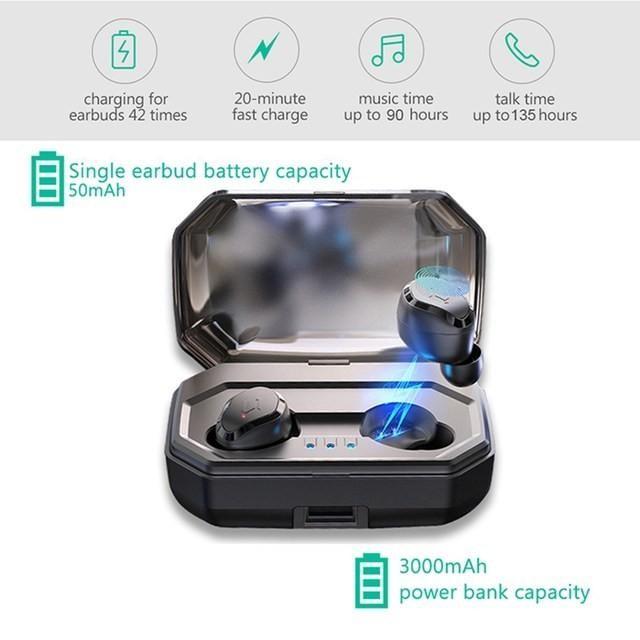TWS S8 plus V5.0 Wireless Bluetooth Audio Earphones on Carousell