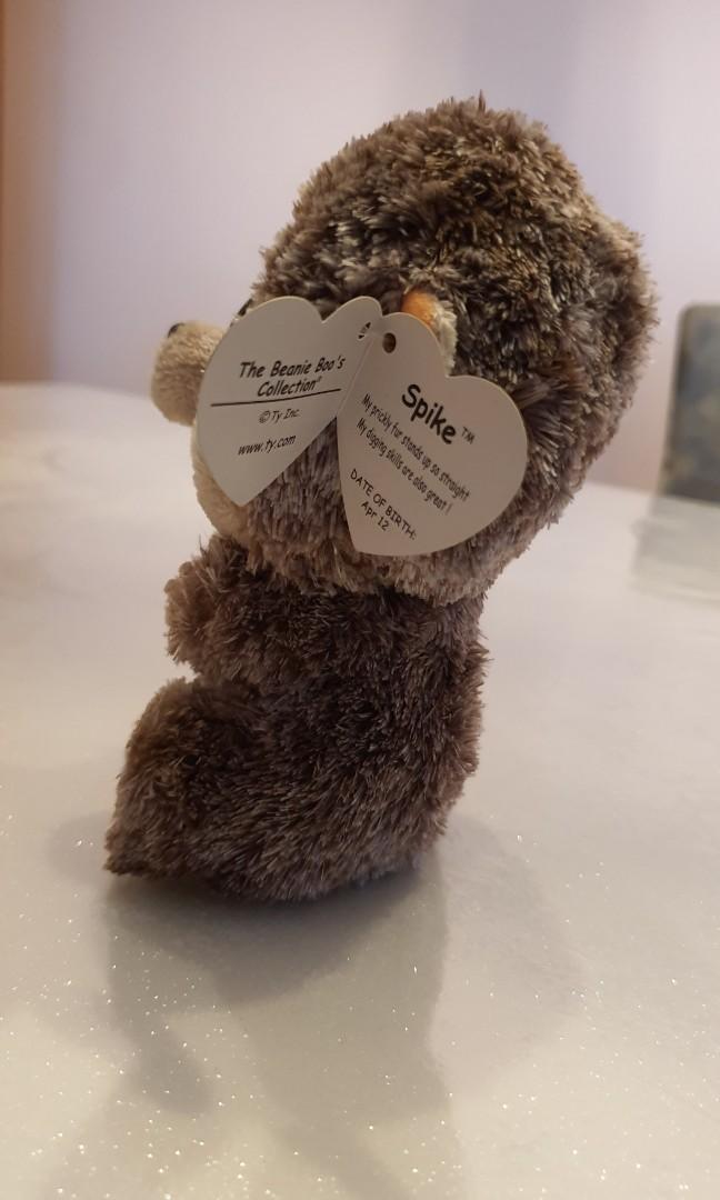 pink hedgehog beanie boo