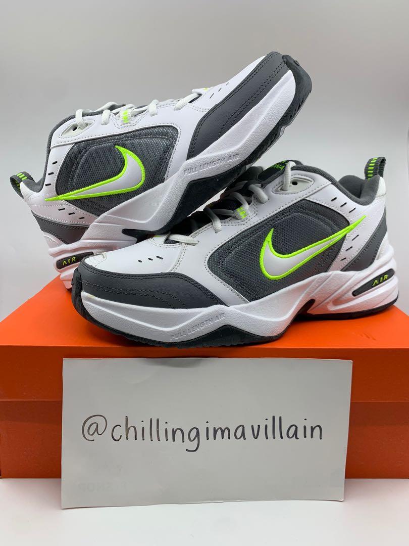 nike air monarch iv white/cool grey/anthracite/white