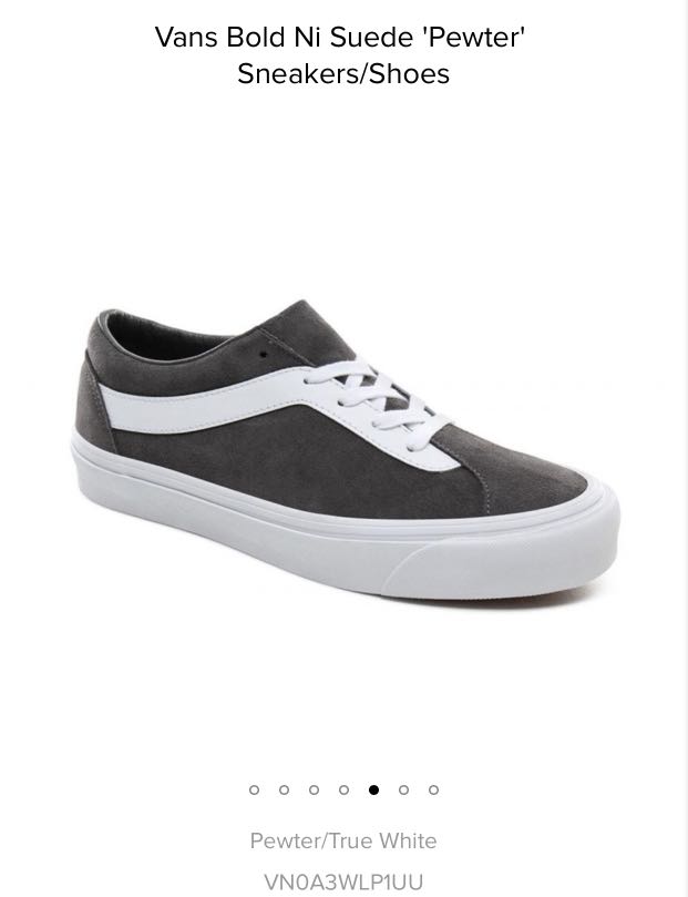 Vans bold ni pewter clearance
