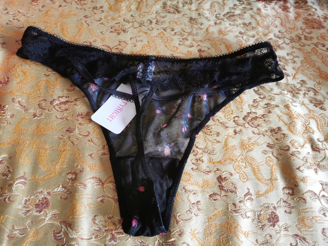 XL Sexy thongs & see thru lace panties, Women's Fashion, New ...