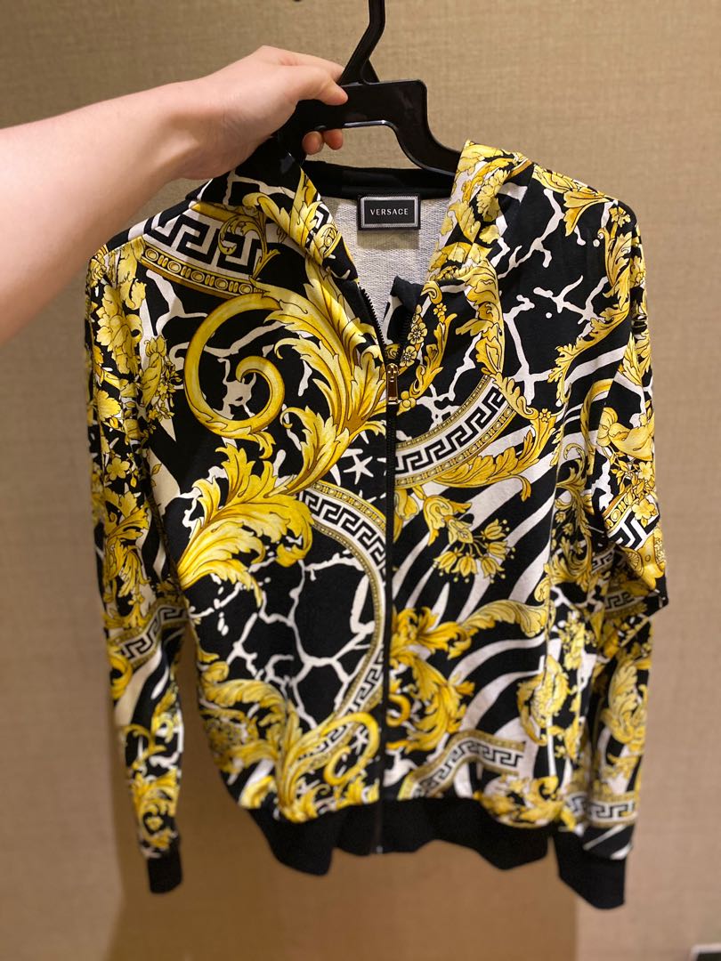 100 Authentic Versace Jacket Baroque Women s Fashion Coats