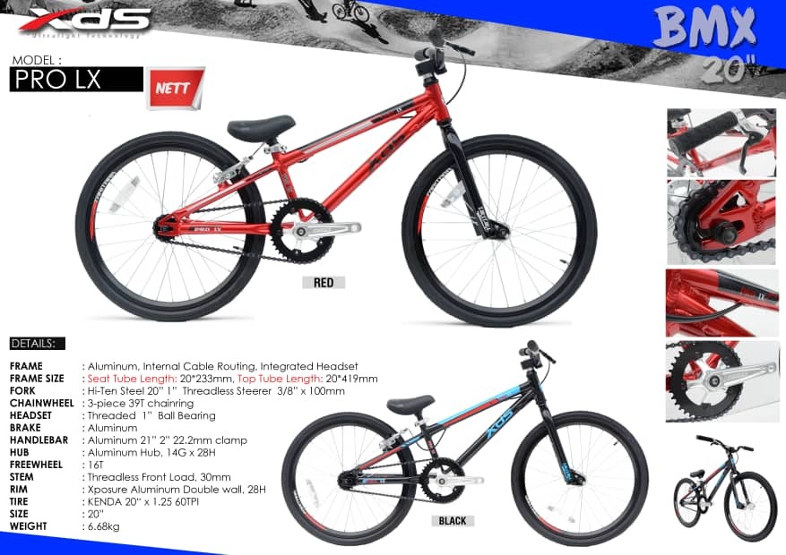 Xds bmx clearance