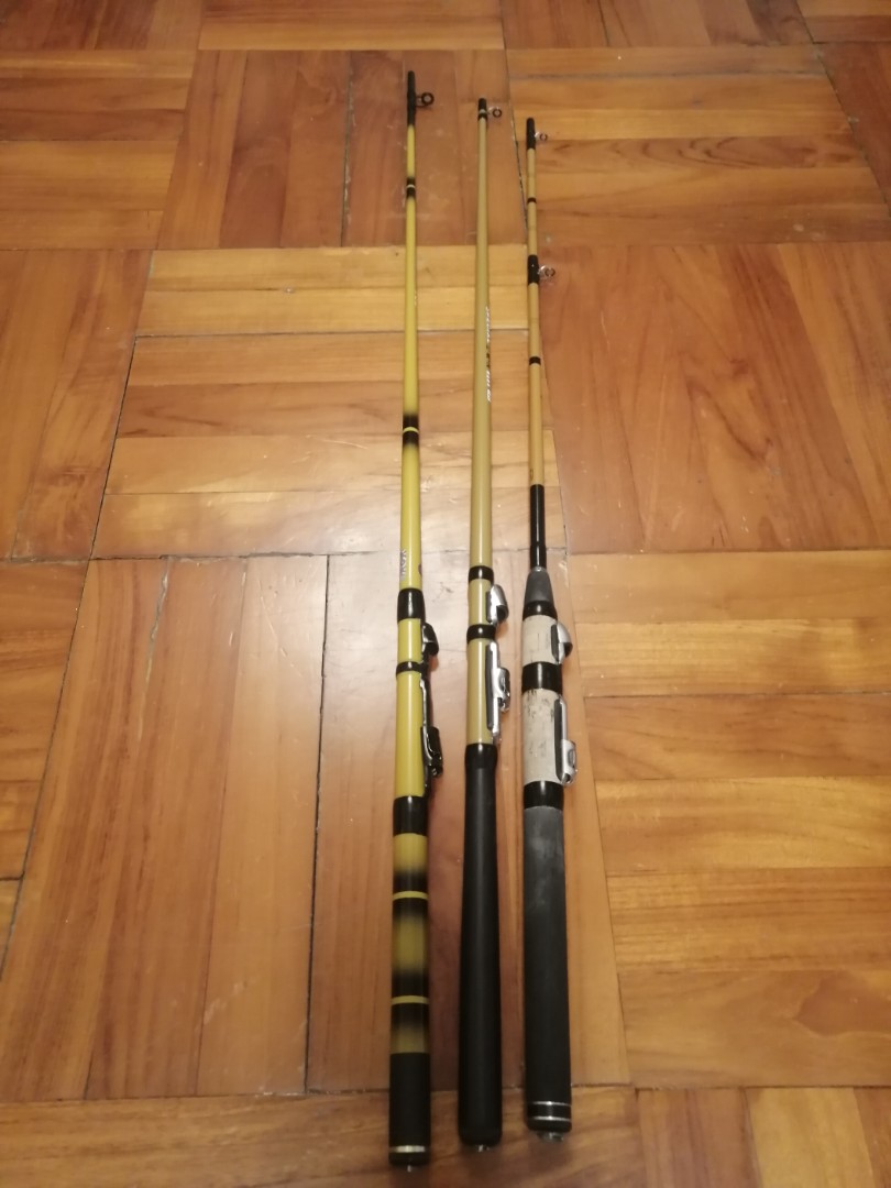 三支筏竿 兩支全新 運動產品 其他運動產品 Carousell