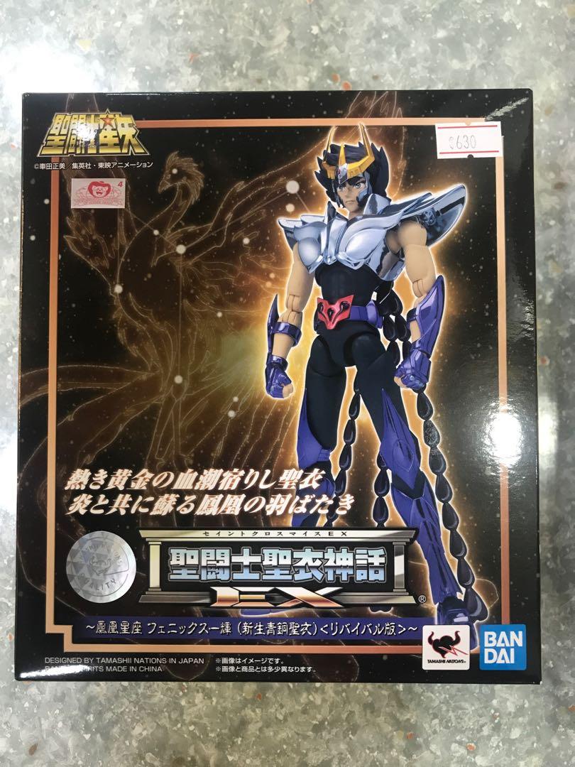 元朗合益廣場 現貨 全新bandai 聖鬥士聖衣神話ex 鳳凰座不死鳥一輝新生青銅聖衣重製版phoenix Ikki 聖鬥士星矢saint Seiya Figure 可動